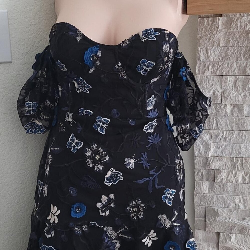 Botanic Strapless Dress - Picture 5 of 12